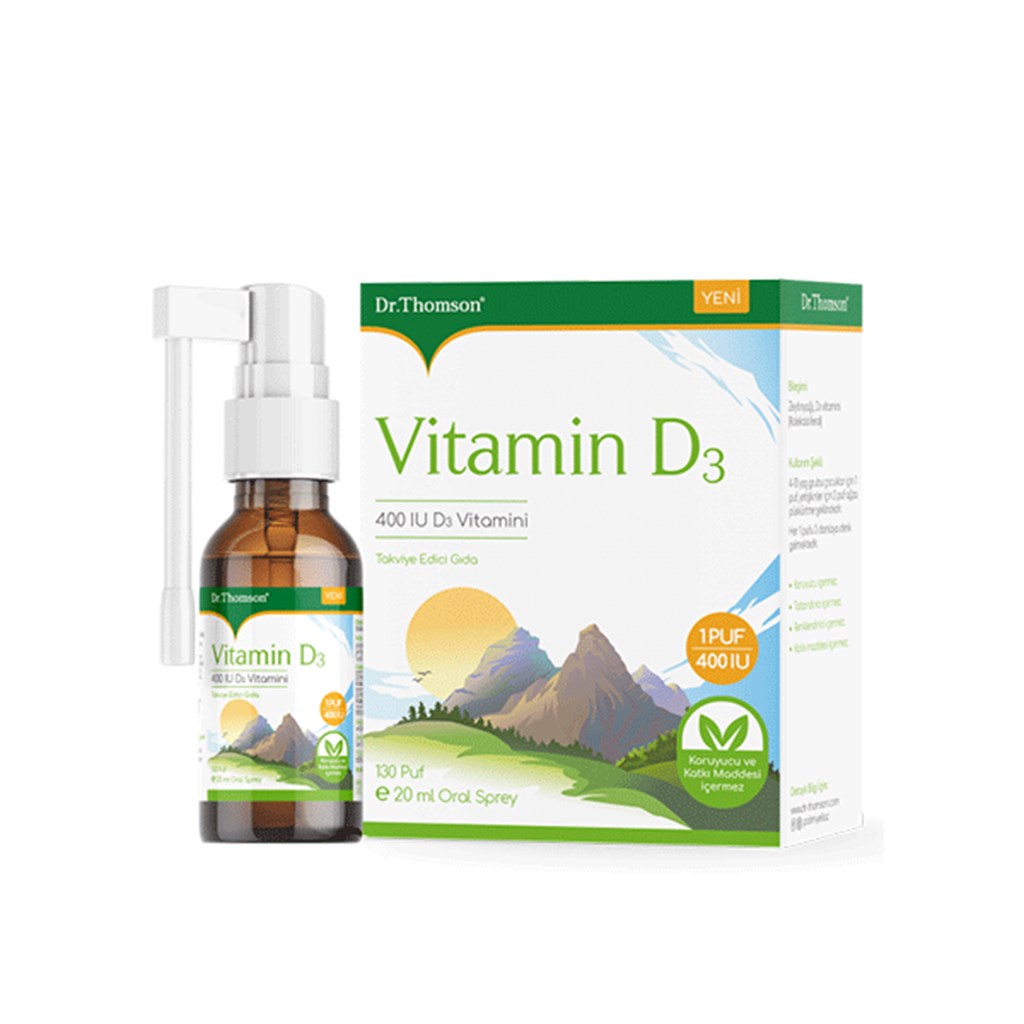 Dr. Thomson Vitamin D3 400IU Sprey 20 ml