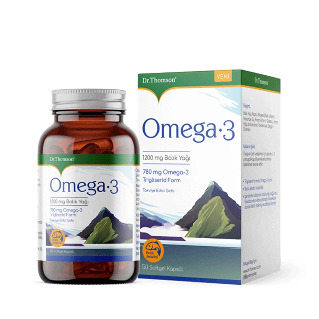Dr.Thomson Omega 3 50 Kapsül
