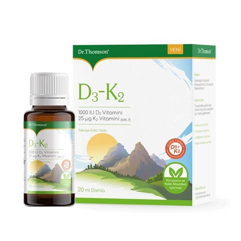 Dr.Thomson Vitamin D3K2 20ml Damla