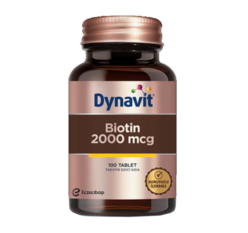Dynavit Biotin 2000 Mcg 100 Tablet
