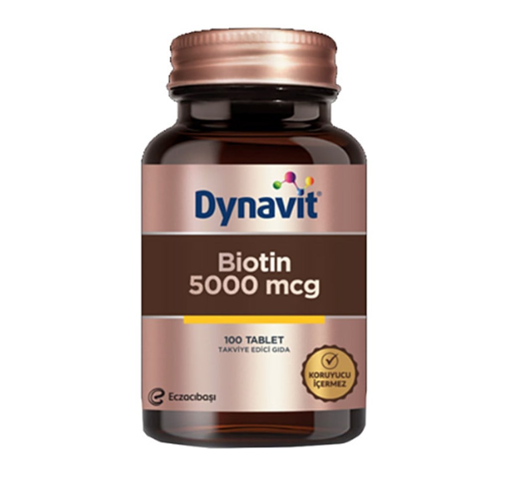 Dynavit Biotin 5000 Mcg 100 Tablet