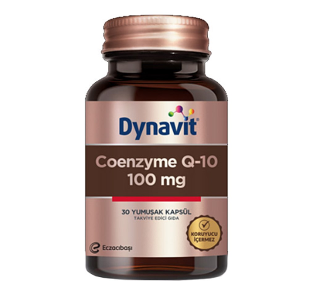 Dynavit Coenzyme Q10 100 mg 30 Yumuşak Kapsül