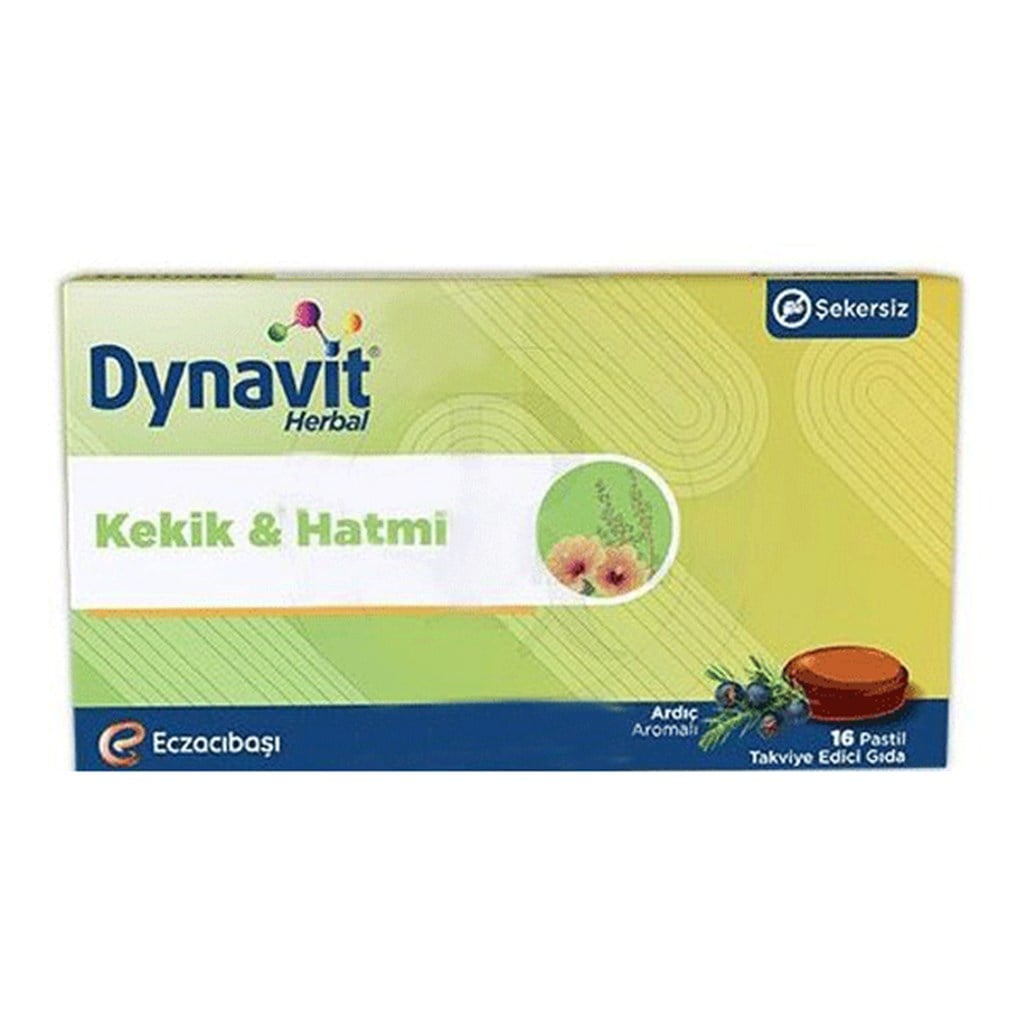 Dynavit Herbal Kekik ve Hatmi 16 Pastil