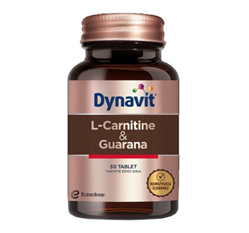 Dynavit L-Carnitine + Guarana 30 Tablet