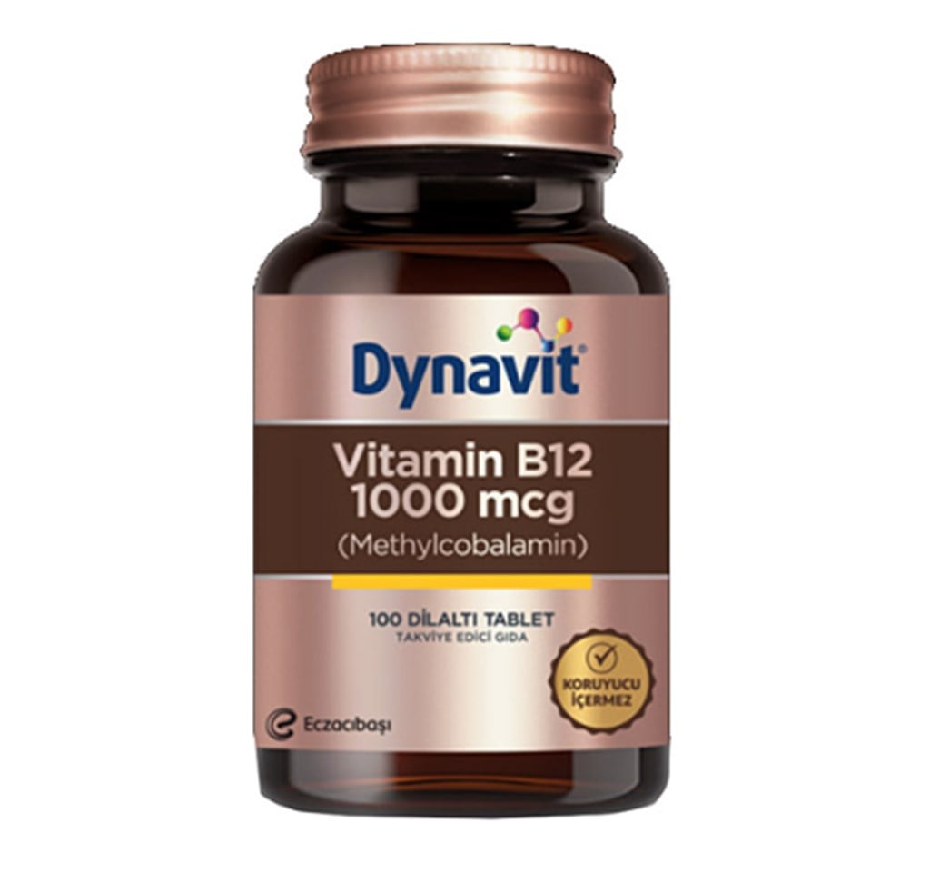 Dynavit Vitamin B12 1000 Mcg 100 Dilaltı Tablet
