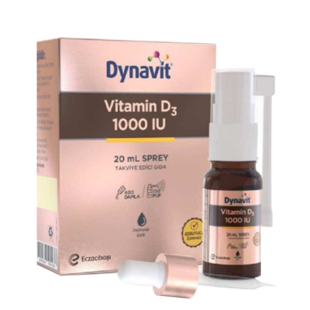 Dynavit Vitamin D3 1000 IU Sprey 20 ml