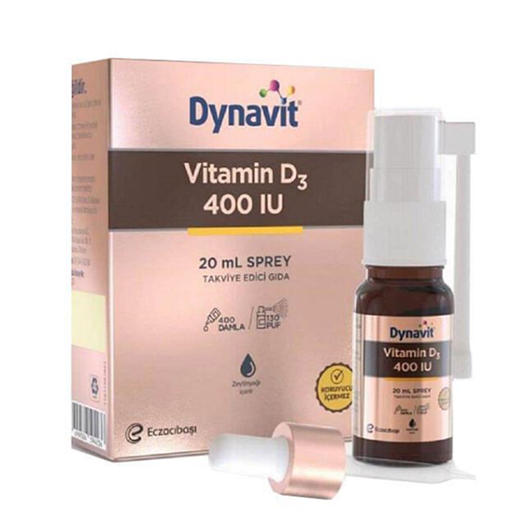 Dynavit Vitamin D3 400 IU Sprey 20 ml