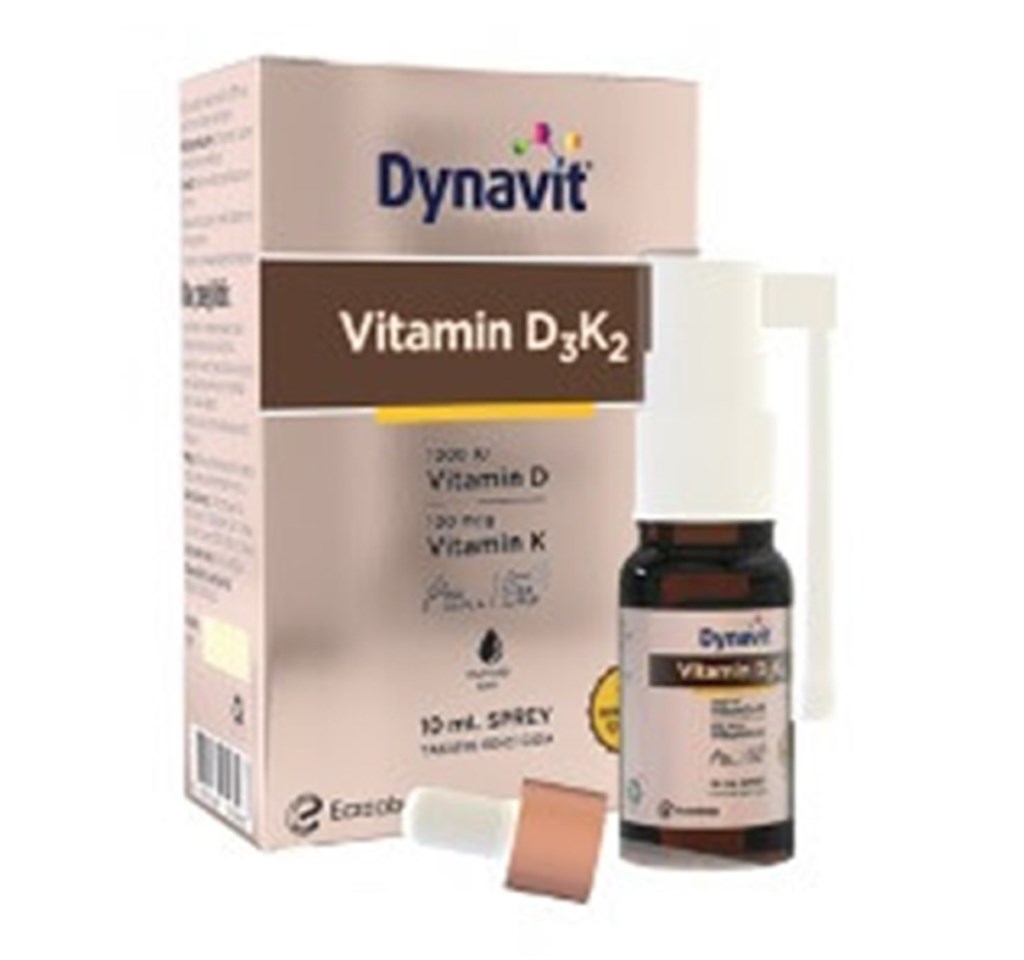 Dynavit Vitamin D3 K2 Sprey 10 ml