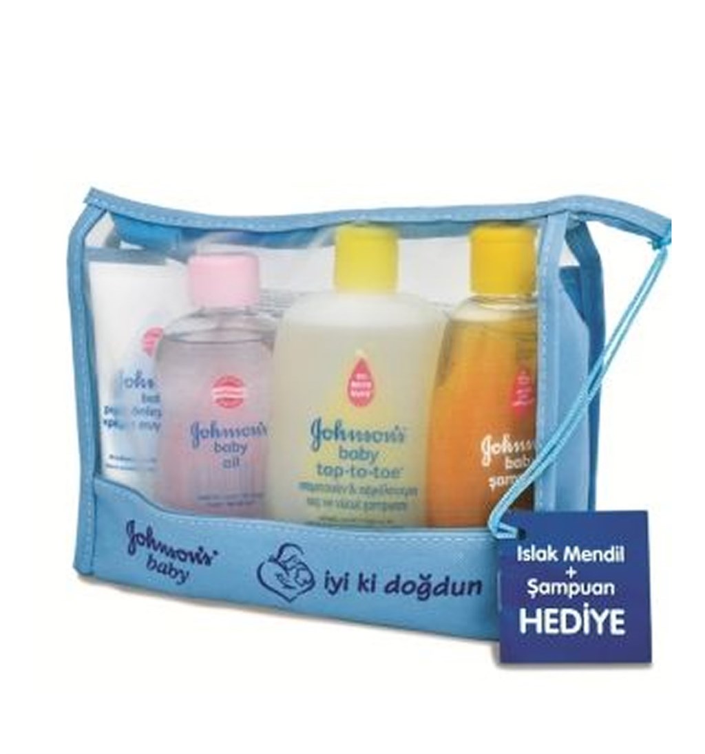 JOHNSON'S BABY İYİ Kİ DOĞDUN SETİ - MAVİ