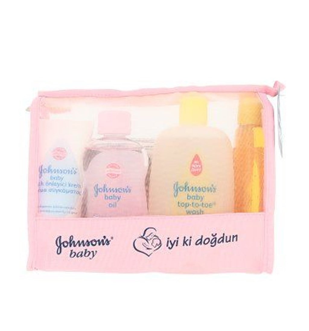 JOHNSON'S BABY İYİ Kİ DOĞDUN SETİ - PEMBE