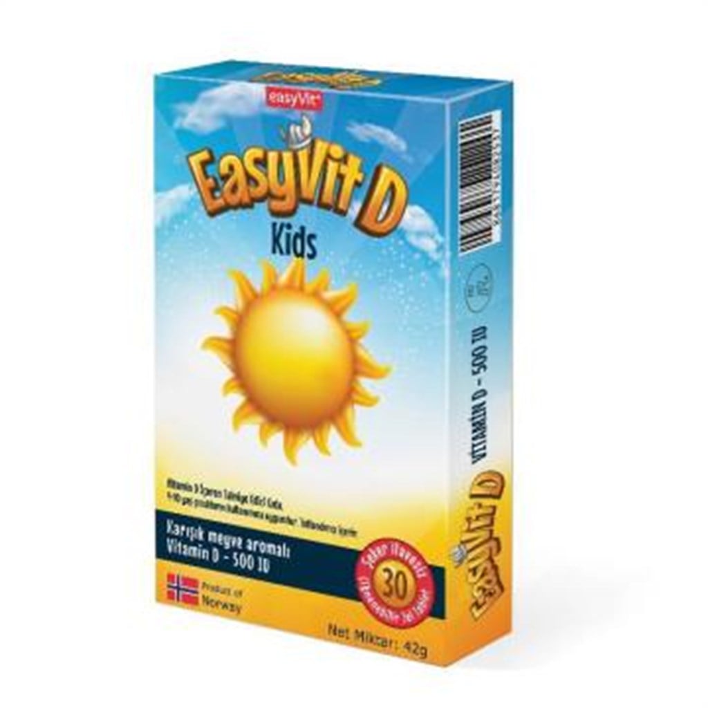 EasyVit D Kids Vitamin D-500IU 30 Jel Tablet