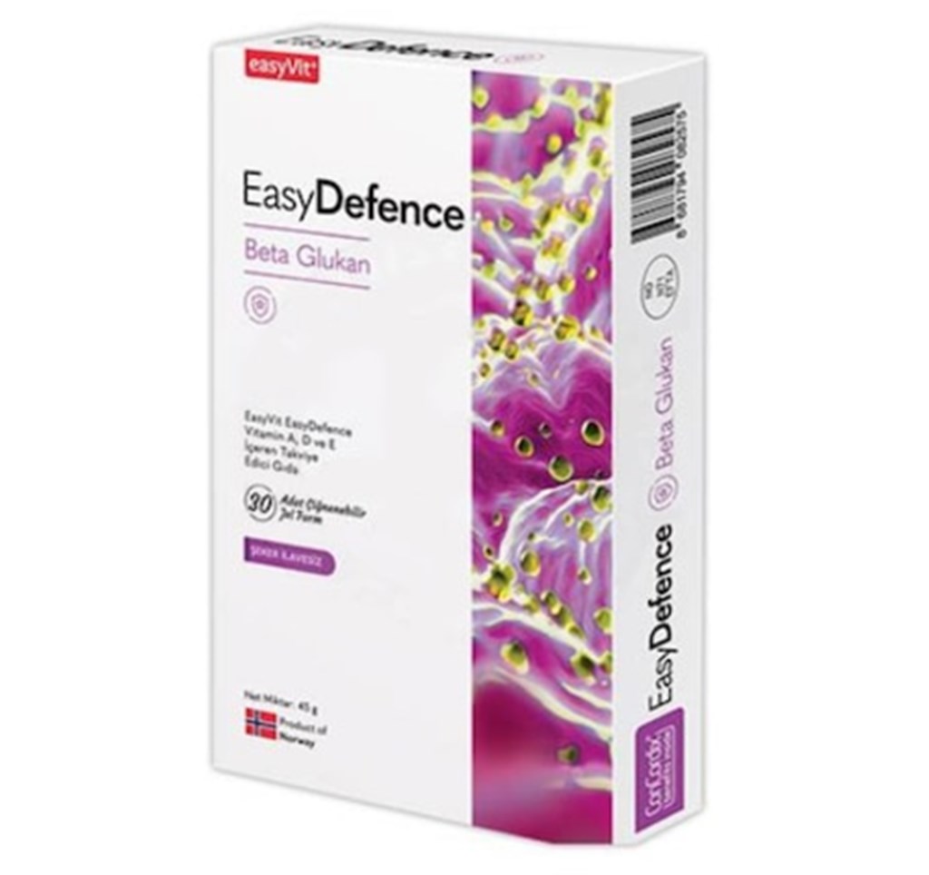 Easyvit EasyDefence Beta Glukan Yetişkin 30 Çiğnenebilir Jel Form