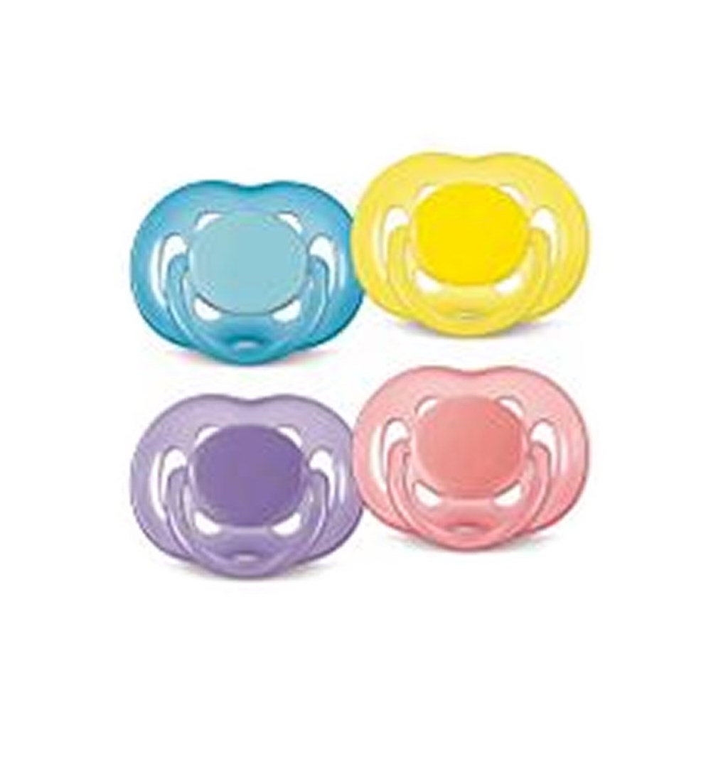 AVENT FREEFLOW EMZİK 0-6 2'Lİ SİLİKON (RENKLİ)