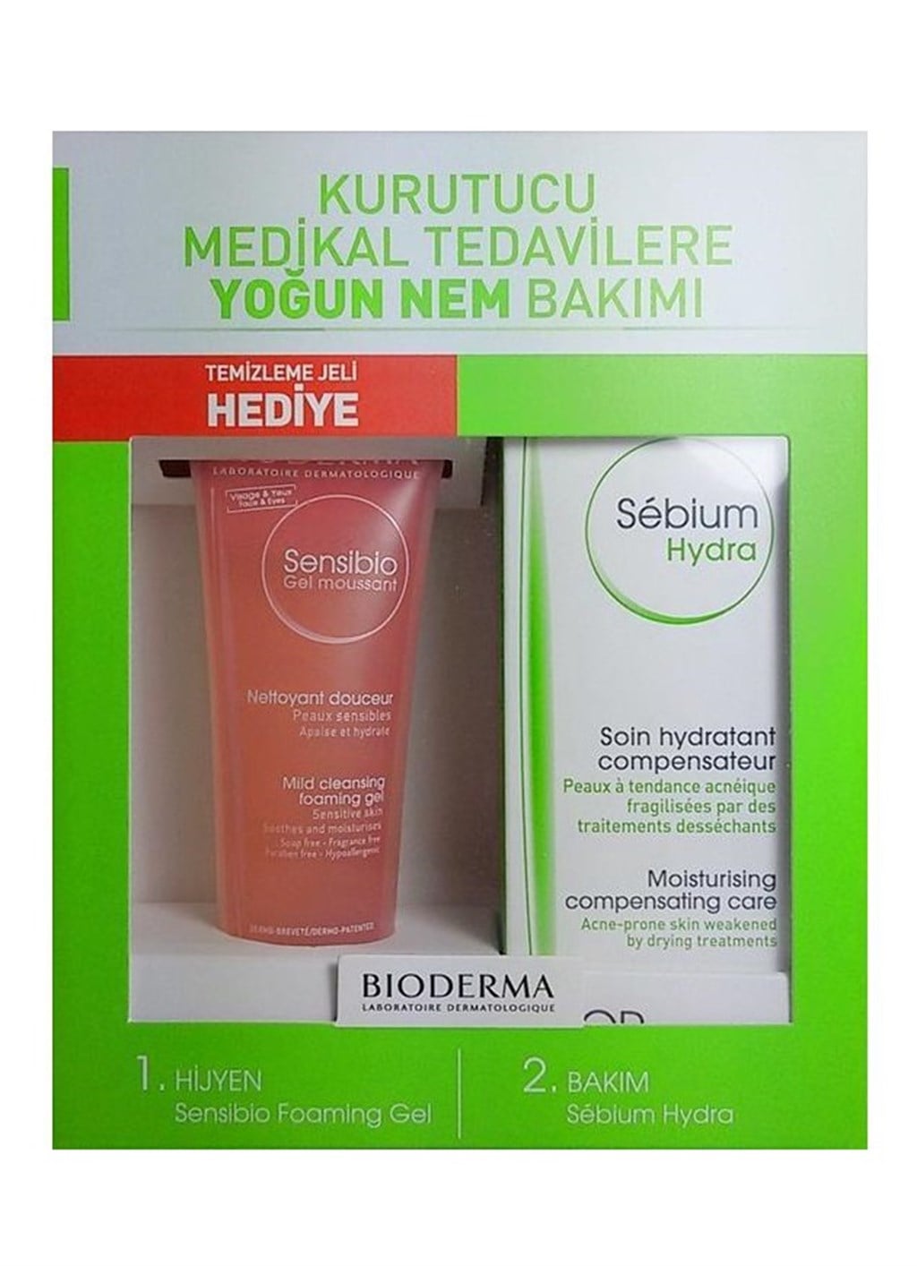 BİODERMA SEBİUM HYDRA + SENSİBİO MİLD CLEANSİNG FOAMİNG GEL HEDİYE