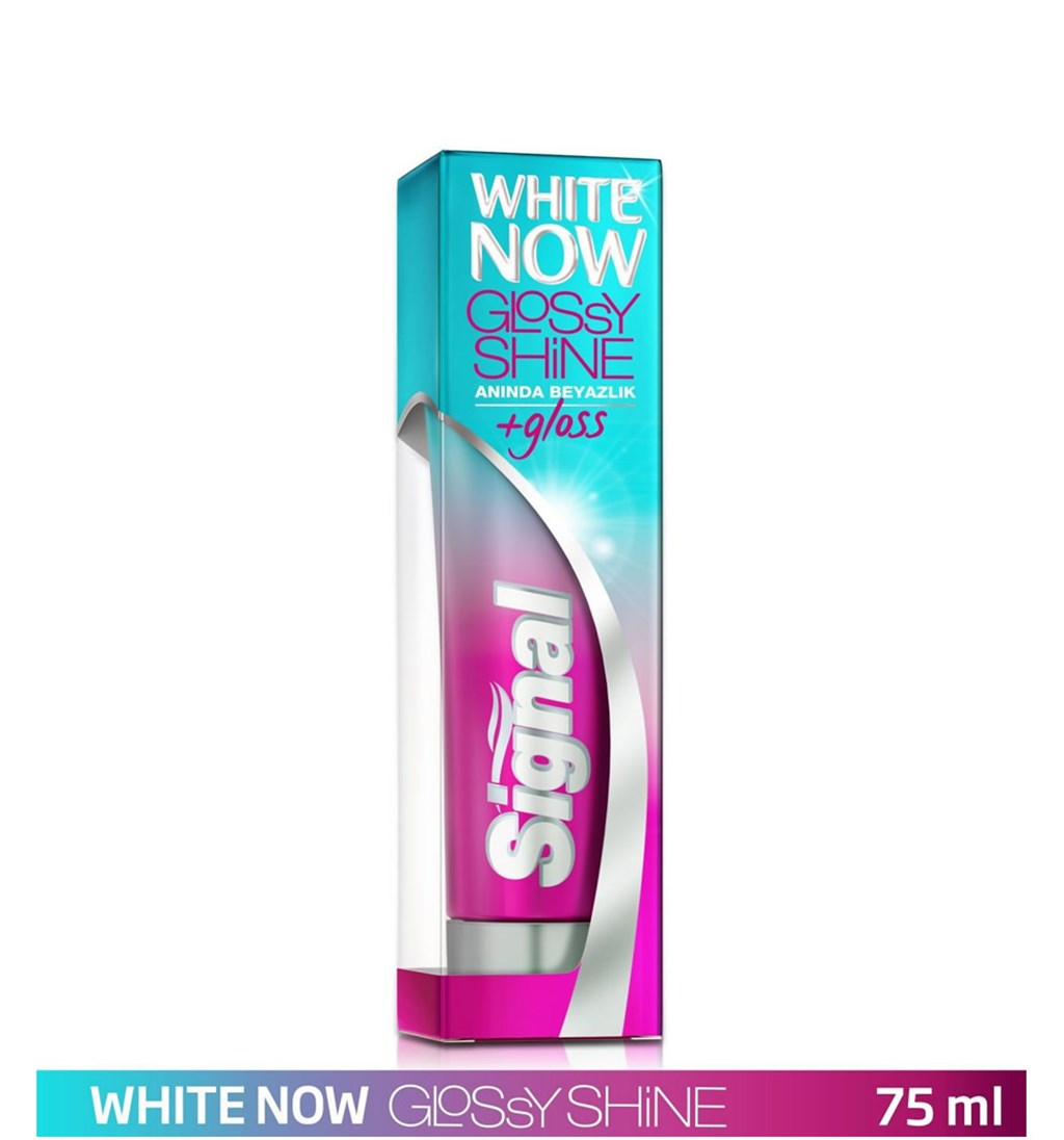 SİGNAL WHİTE NOW GLOSSY SHİNE ANINDA BEYAZLIK 75ML