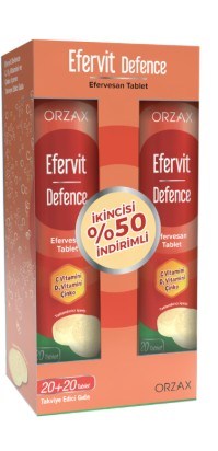Efervit Defence 20 Efervesan Tablet İkincisi %50 İndirimli