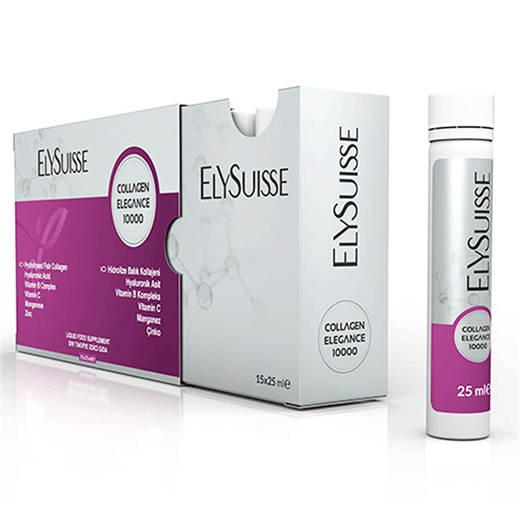 Elysuisse Collagen Elegance 10000 Sıvı Takviye Edici 15 Adet