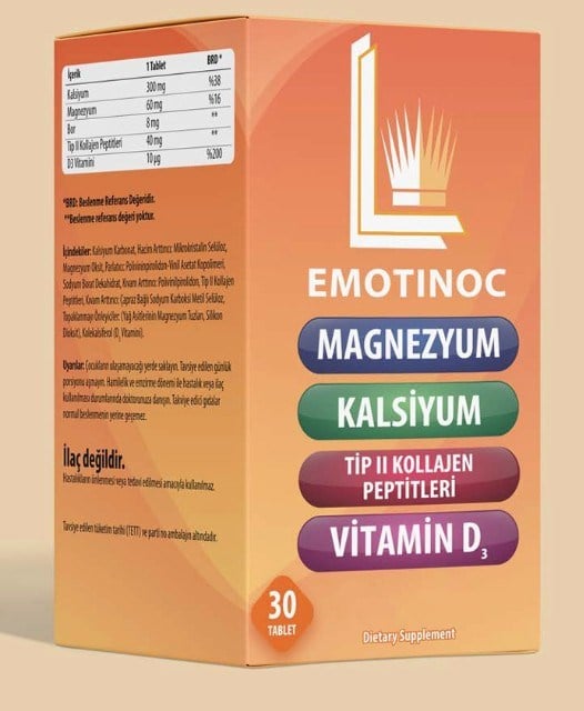 Emotinoc Magnezyum 30 Tablet