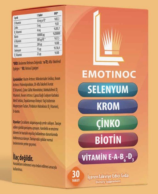 Emotinoc Selenyum-Krom 30 Tablet