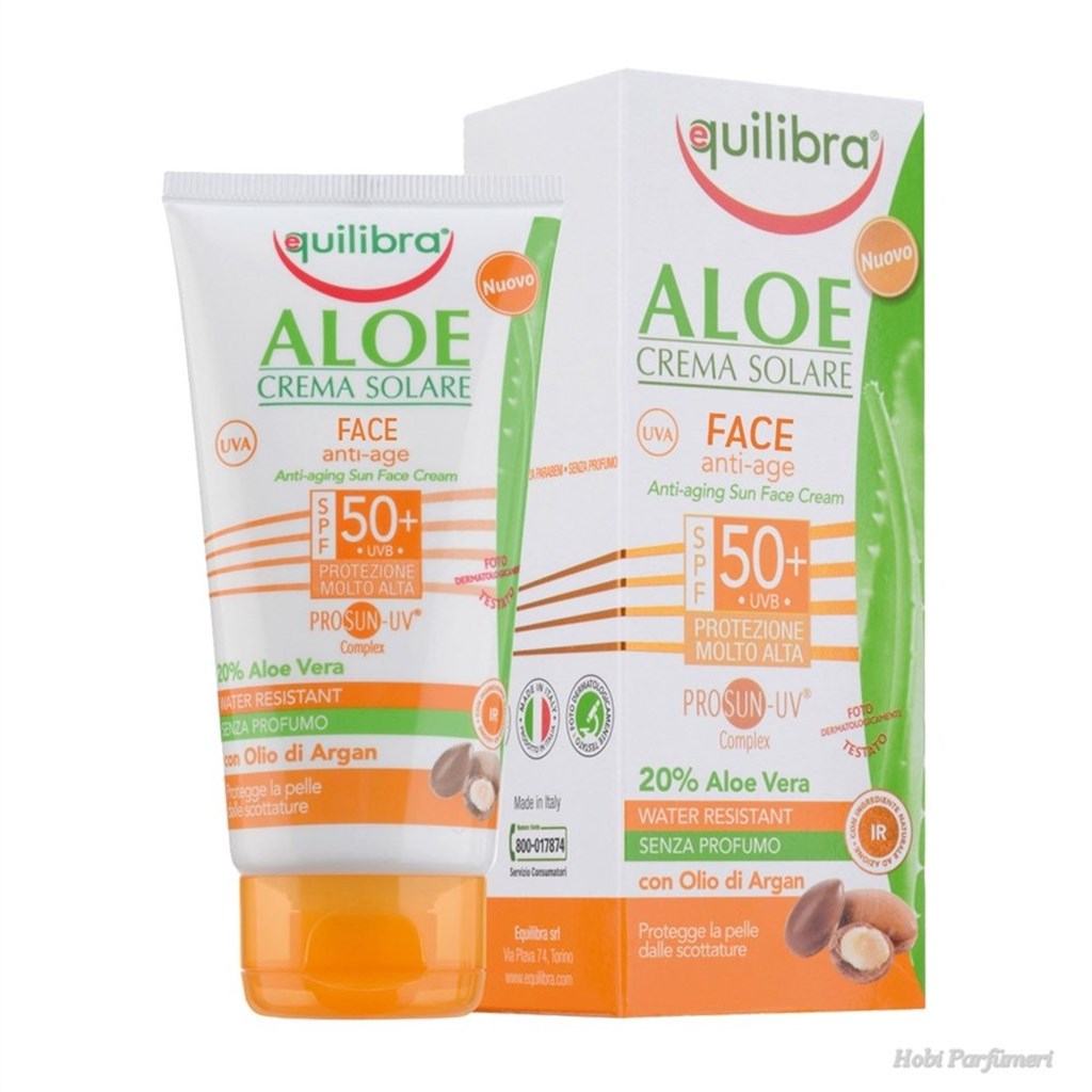 Equilibra Aloe Sun Face Anti-Age Spf50+ 75ml