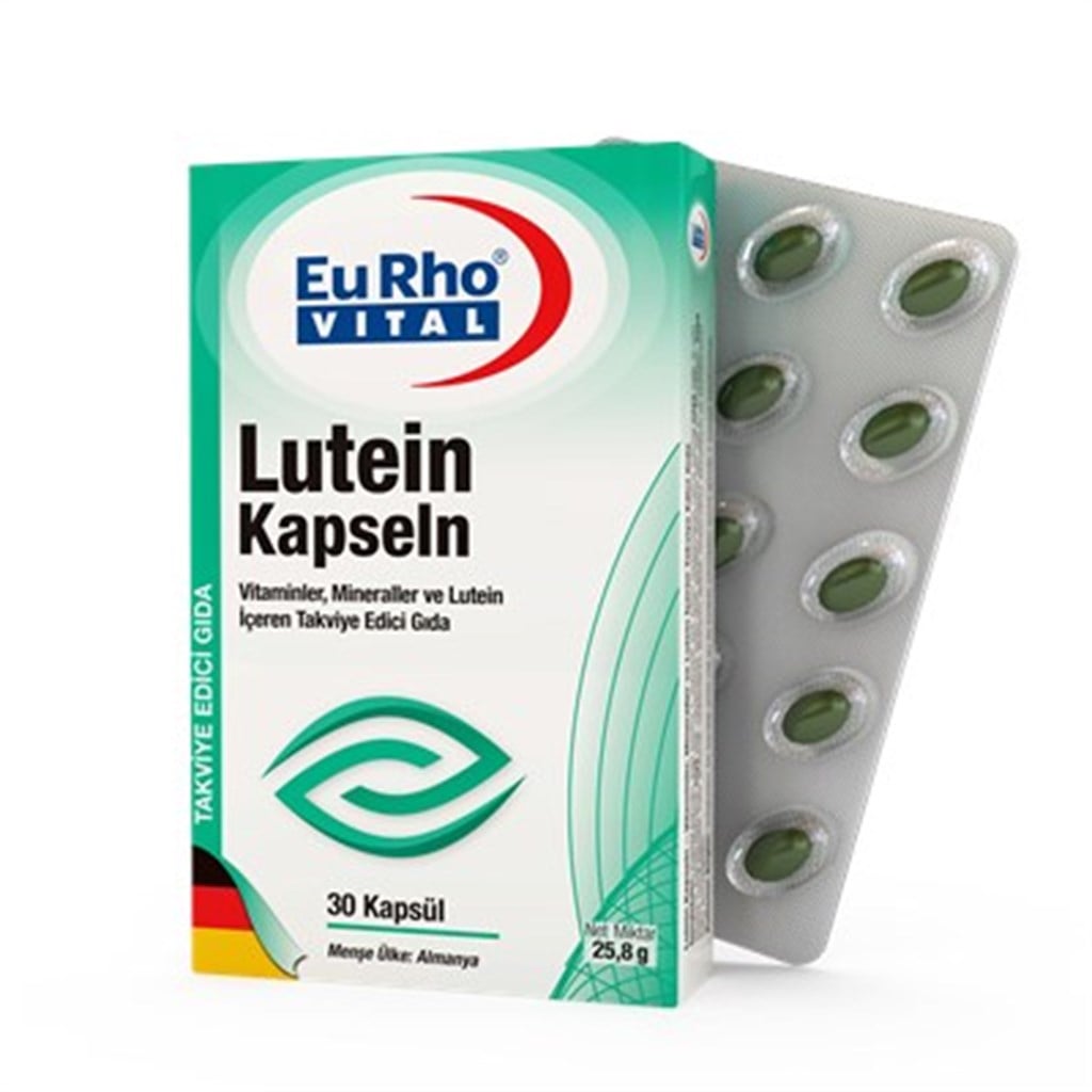 Eurho Vital Lutein Kapseln 30 Kapsül