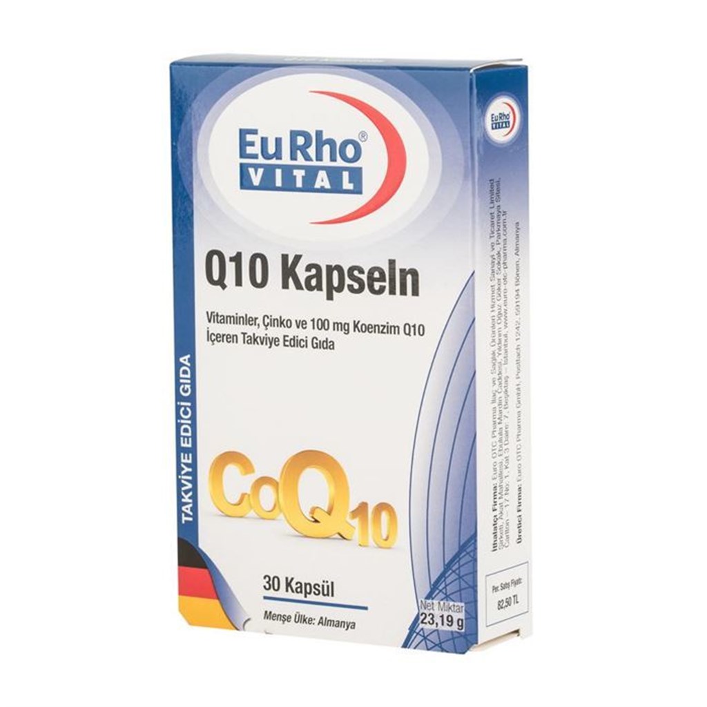 Eurho Vital Q10-100 mg 30 Kapsül
