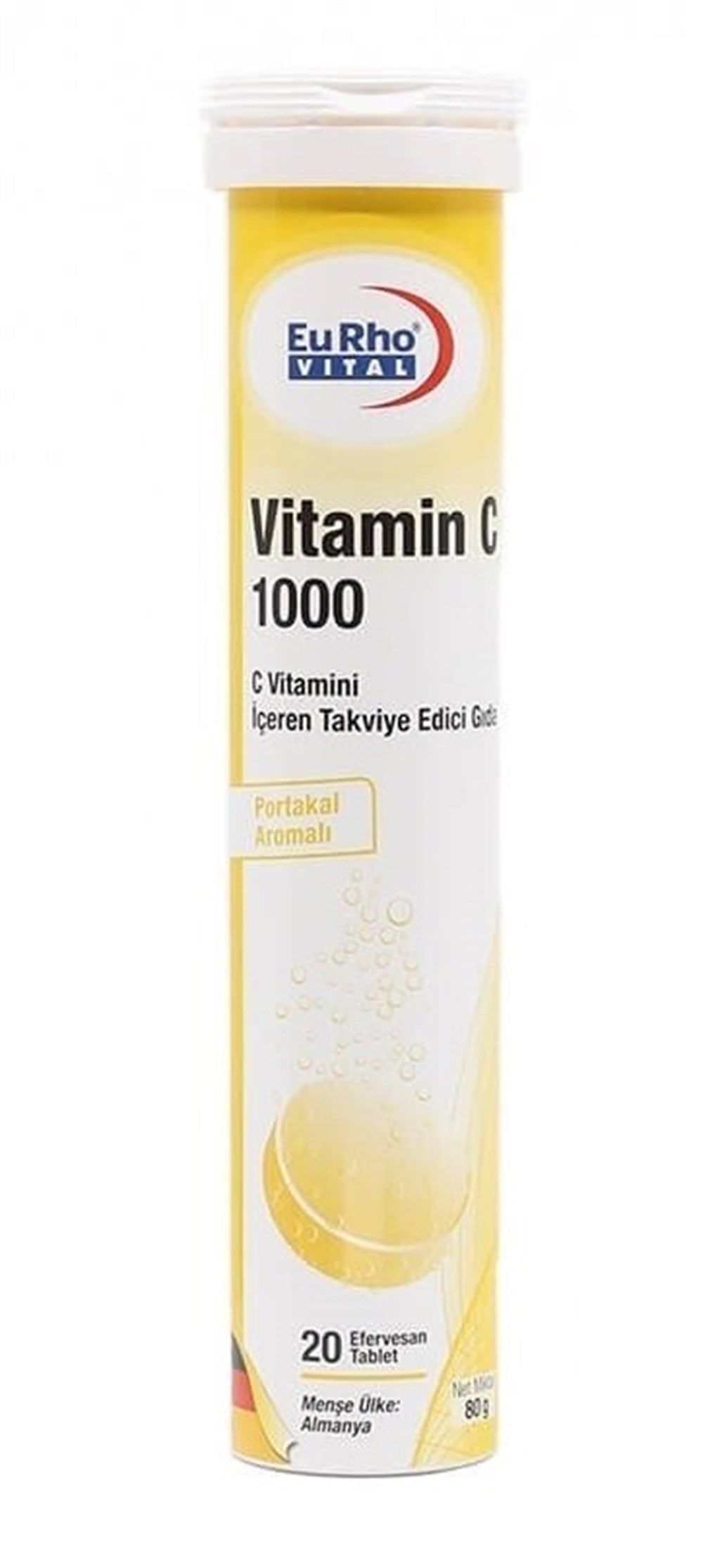 Eurho Vital Vitamin C 1000 20 Efervesan Tablet