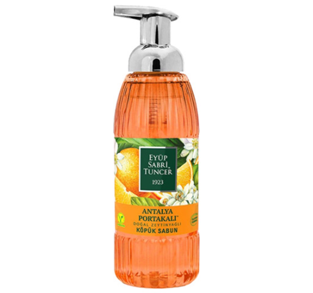 Eyüp Sabri Tuncer Doğal Zeytinyağlı Antalya Portakalı Köpük Sabun 500 ml
