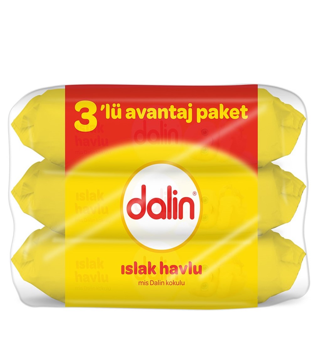 DALİN ISLAK MENDİL 3'LÜ PAKET