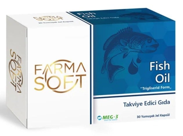 Farmasoft Balık Yağı ve Vitamin E İçeren Takviye Edici Gıda 30 Kapsül
