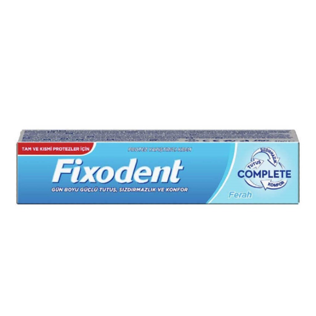 Fixodent Diş Protez Yapıştırıcı Krem Complete Naneli 47 gr