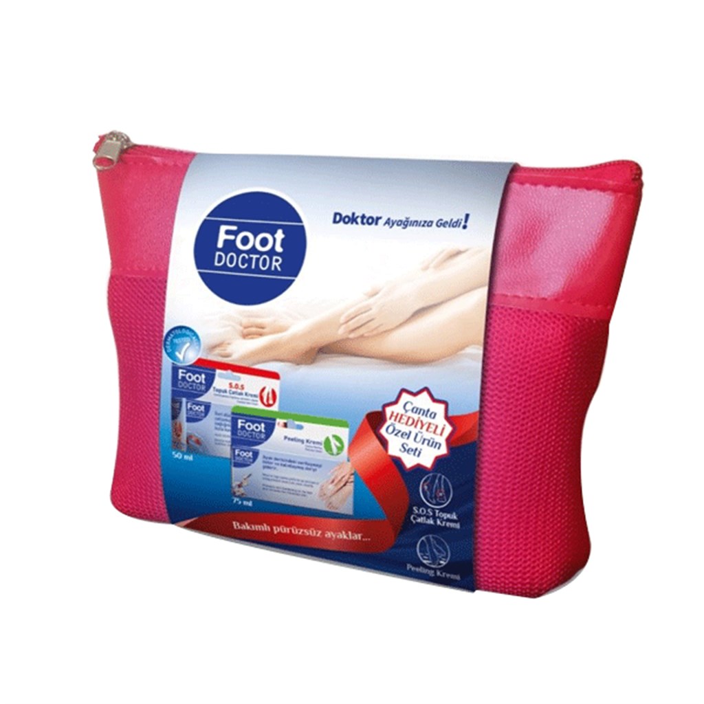 Foot Doctor S.O.S. Krem + Peeling Krem 2'li Set