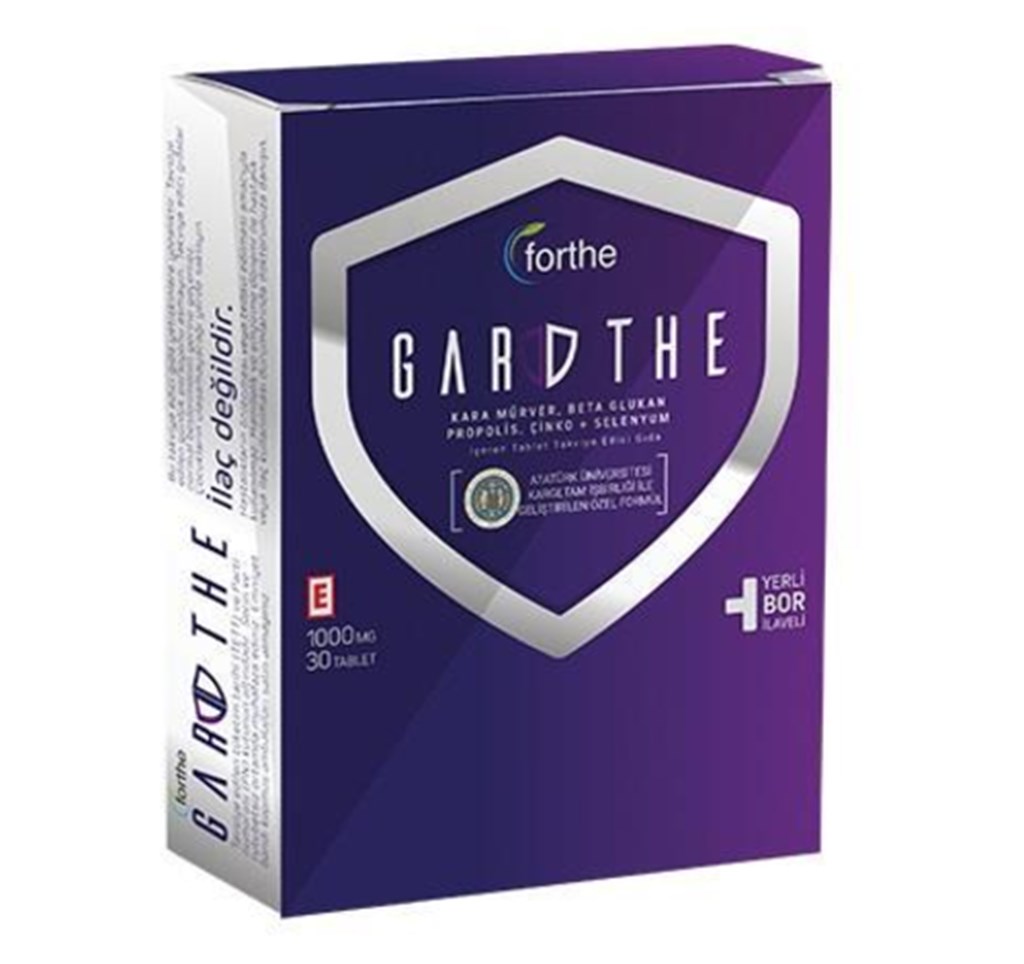 Forthe Gardthe Kara Mürver-Beta Glukan-Propolis Çinko 30 Tablet