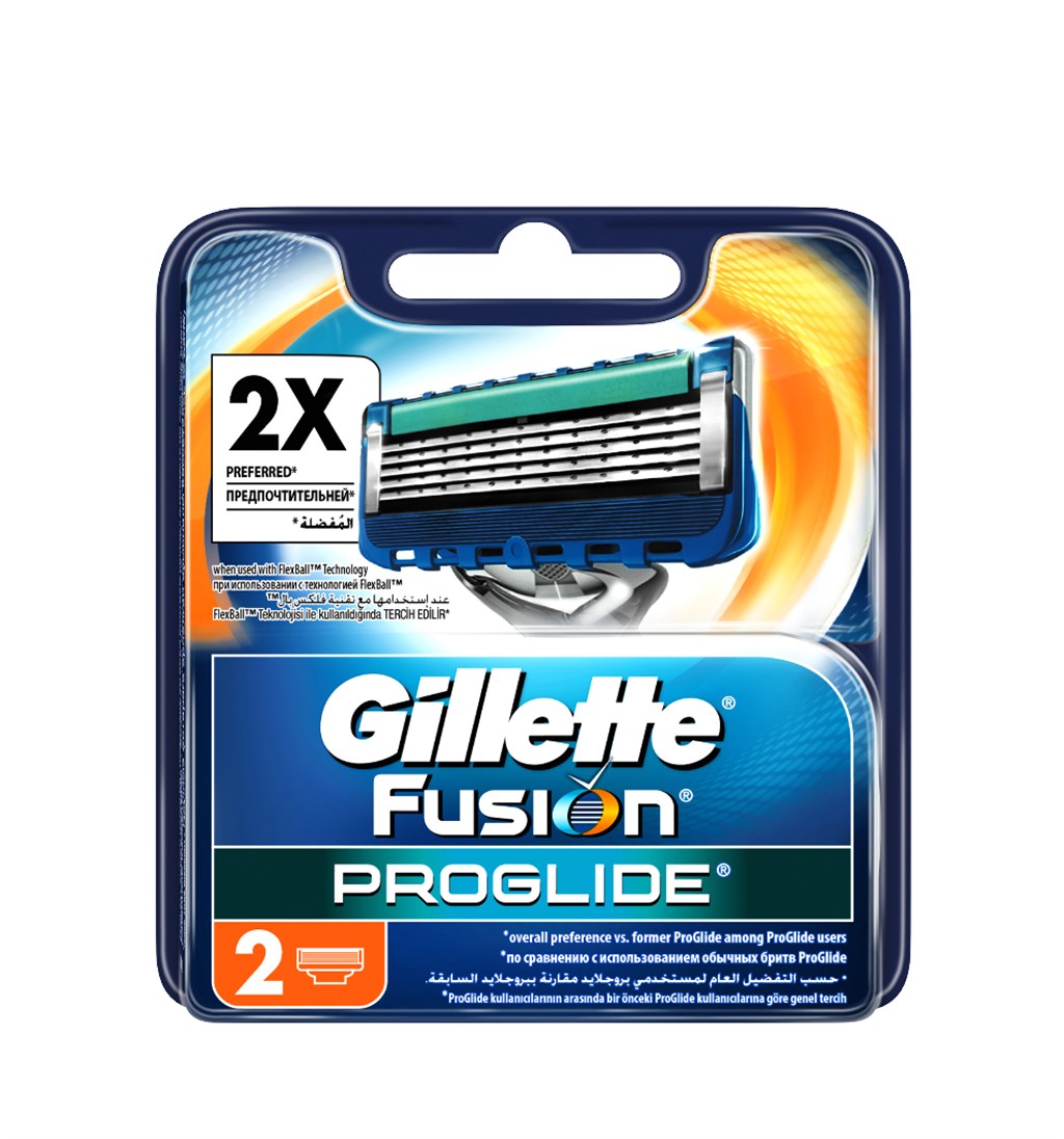 GİLLETTE FUSİON PROGLİDE YEDEK 2'Lİ