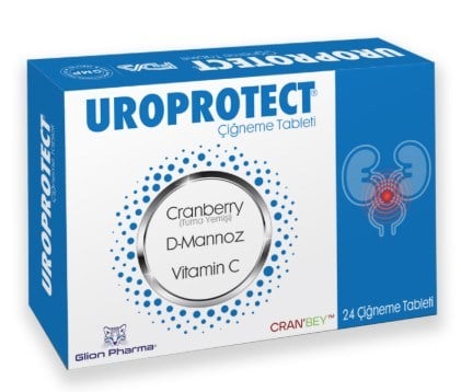 Glion Pharma Uroprotect 24 Çiğneme Tableti