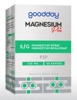 Goodday Magnesium Plus S/G Sitrat Bisglisinat 60 Kapsül