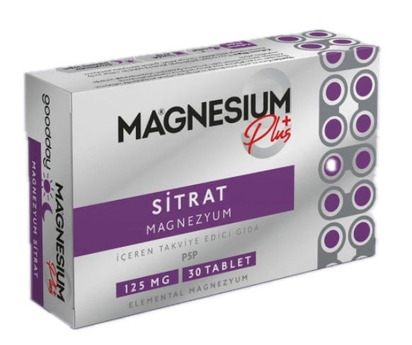 Goodday Magnesium Plus Sitrat Magnezyum 30 Tablet