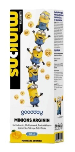 Goodday Minions Arginin Multivitamin Minarel Şurup 150 ml
