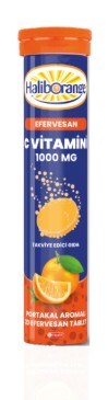 Haliborange Vitamin C 1000mg 20 Efervesan Tablet Portakallı