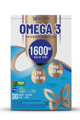 Haver Omega 3 1600 mg 30 Kapsül