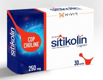 Haver Sitikolin Cognizin 250 mg 30 Kapsül