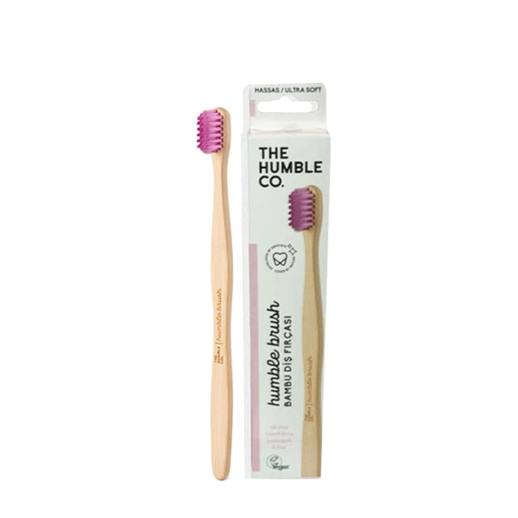 Humble Brush Bambu Diş Fırçası Hassas Purple