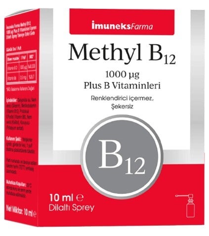 Imuneks Farma B12 Sprey 1,000 mcg 10 ml