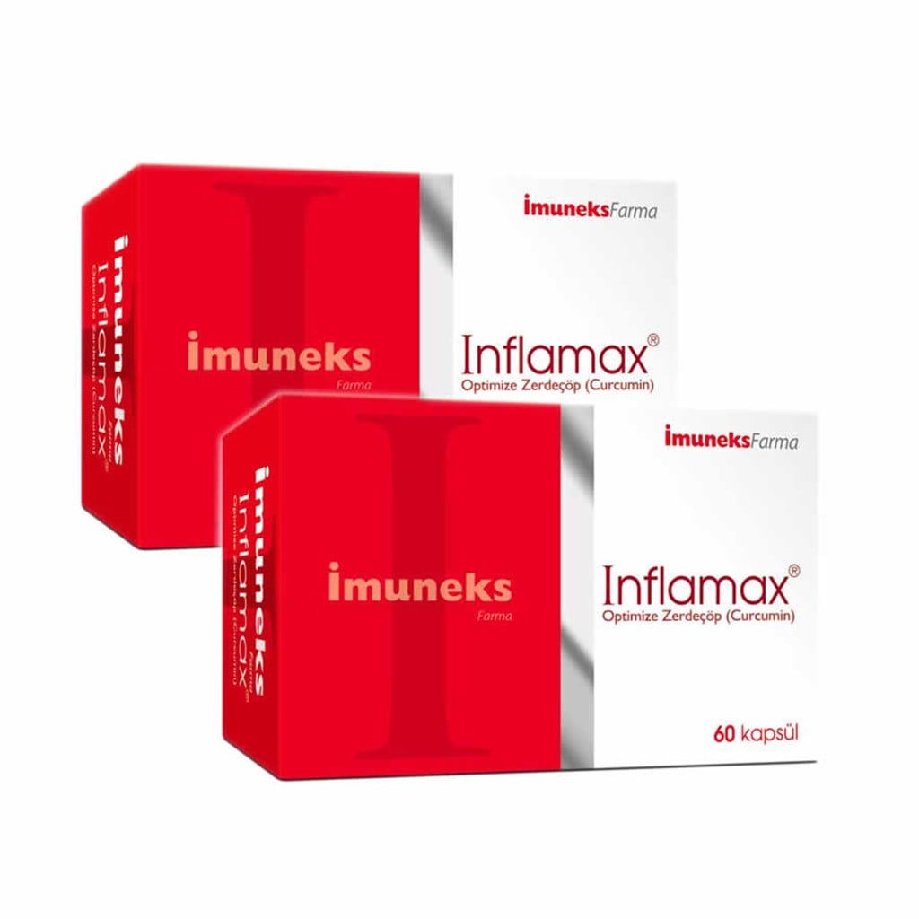 İmuneks İnflamax Optimize Zerdeçöp 60 Kapsül 2'li Paket