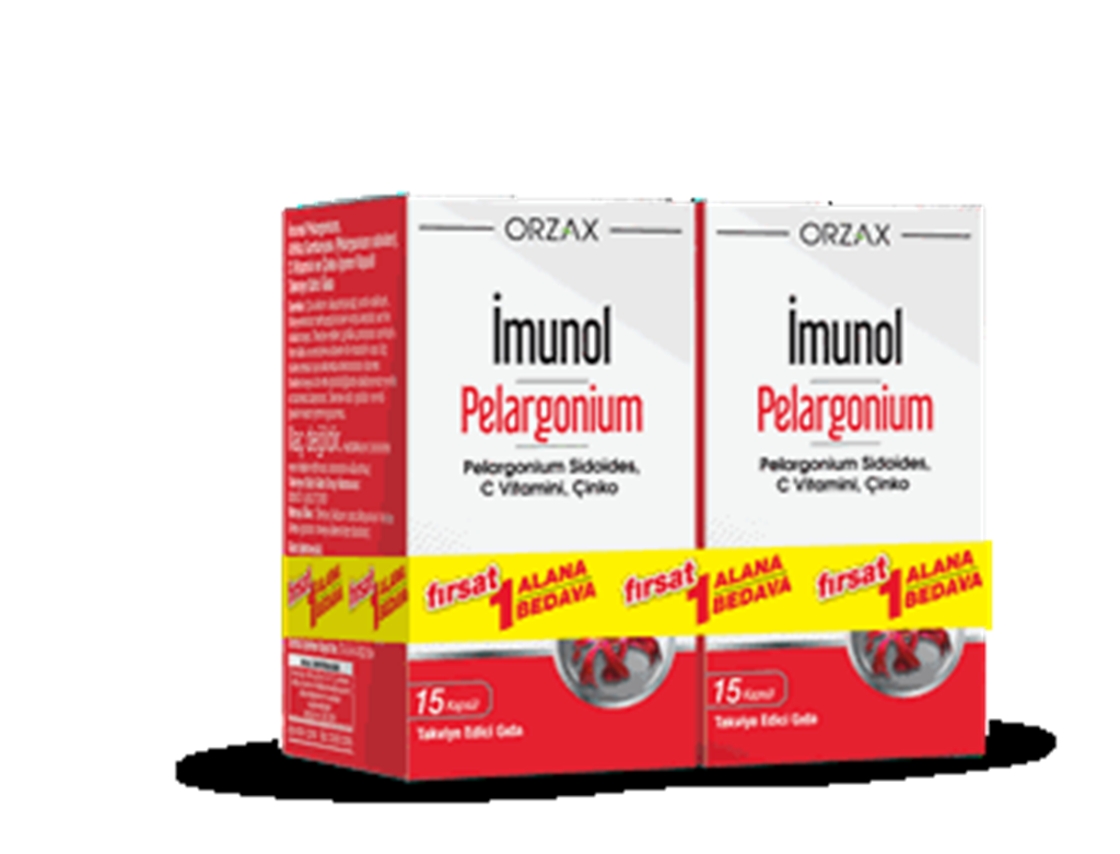 İmunol Pelargonium 1 Alana 1 Bedava