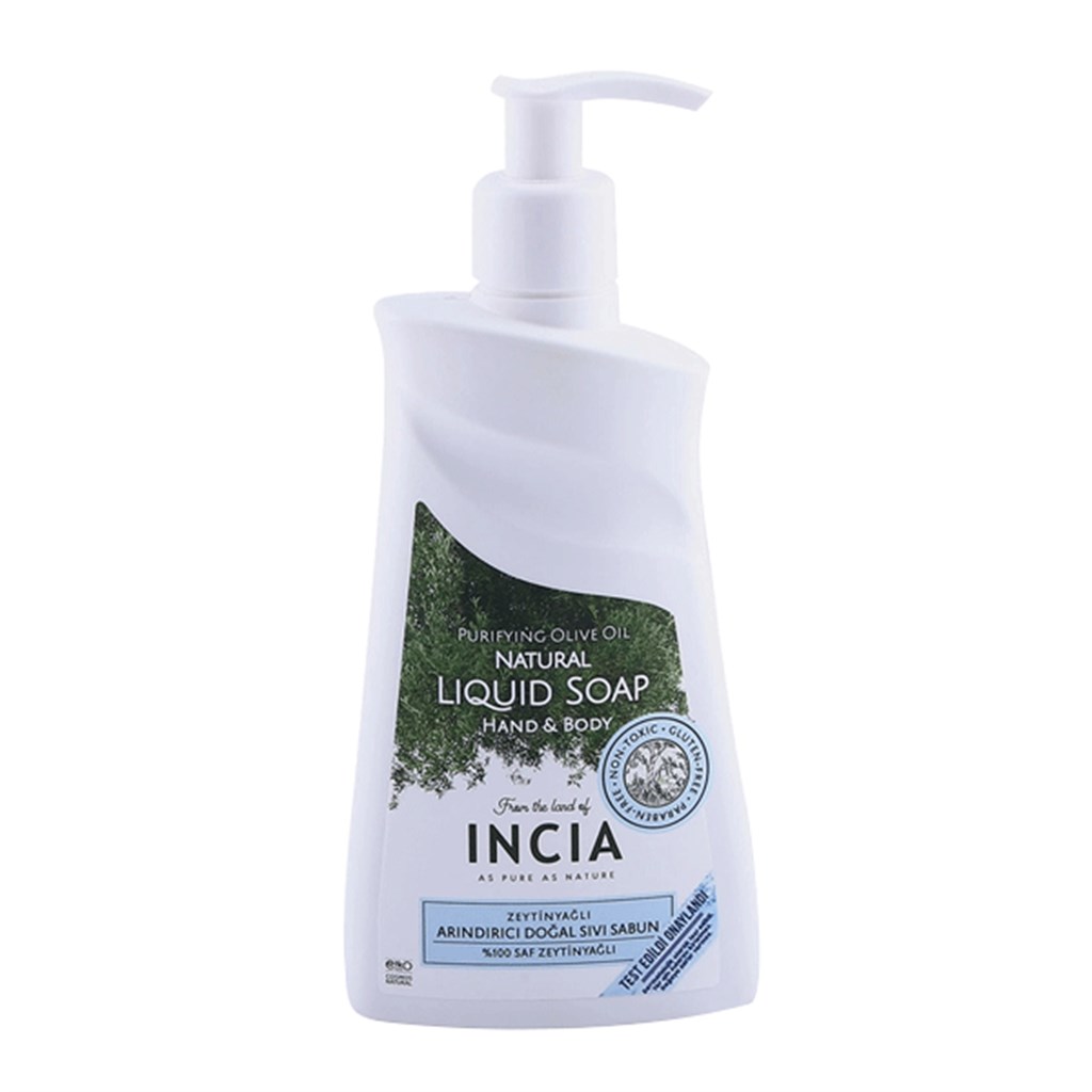 İncia Zeytinyağlu Arındırıcı Doğal Sıvı Sabun 250Ml