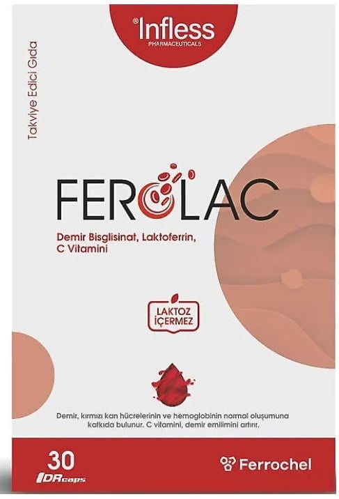 Infless Ferolac Demir 30 Kapsül