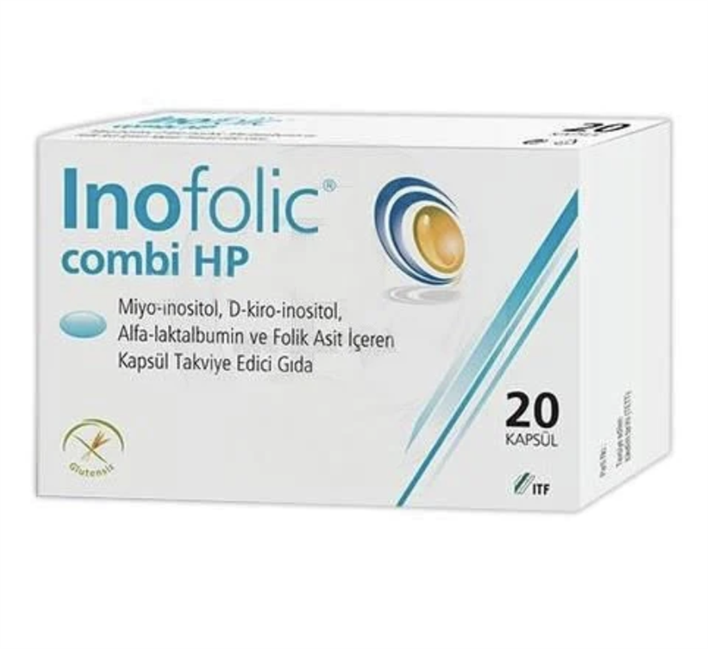 İnofolic Combi HP 20 Kapsül