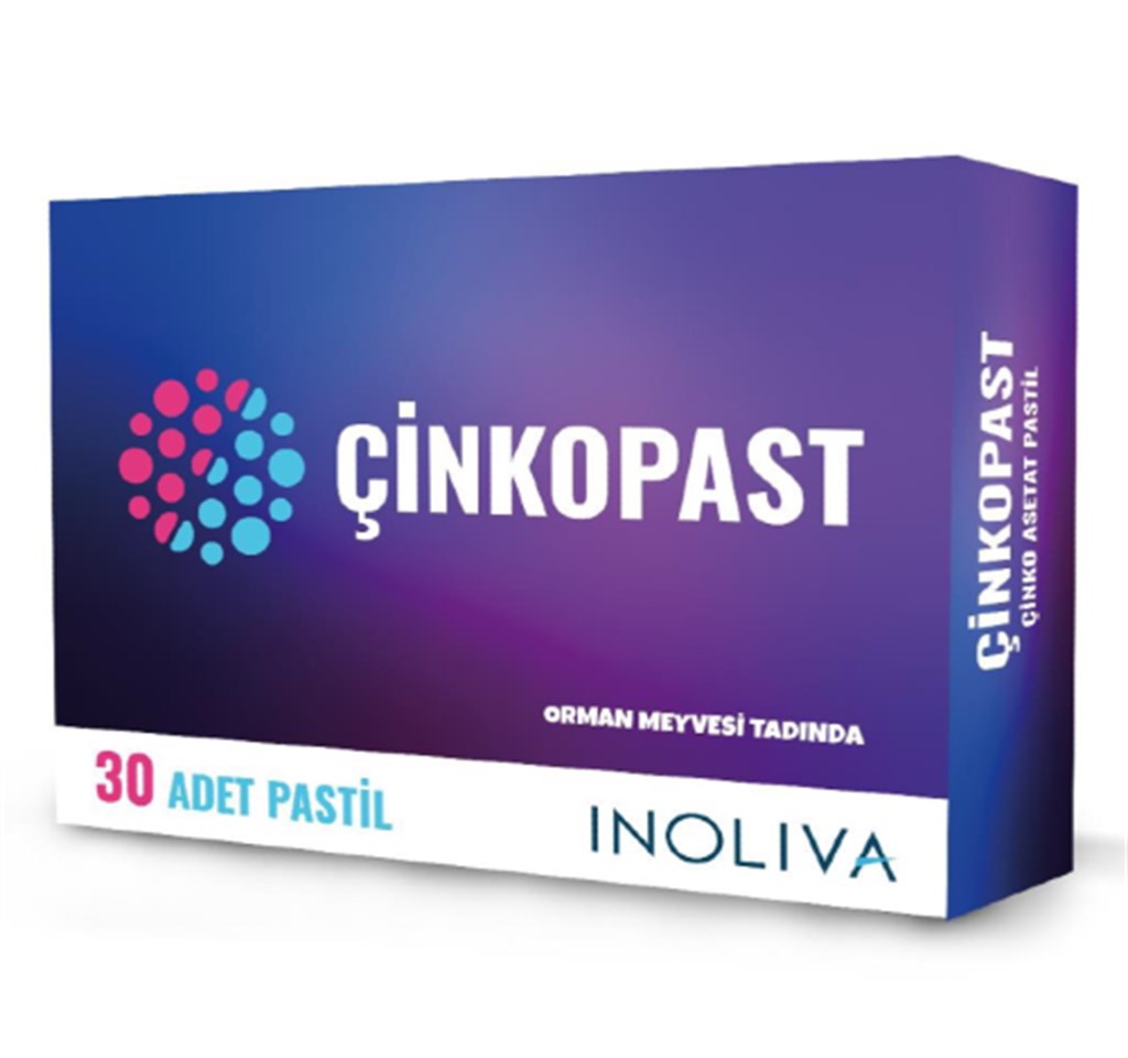 Inoliva Çinkopast Orman Meyveli Pastil 30 Adet