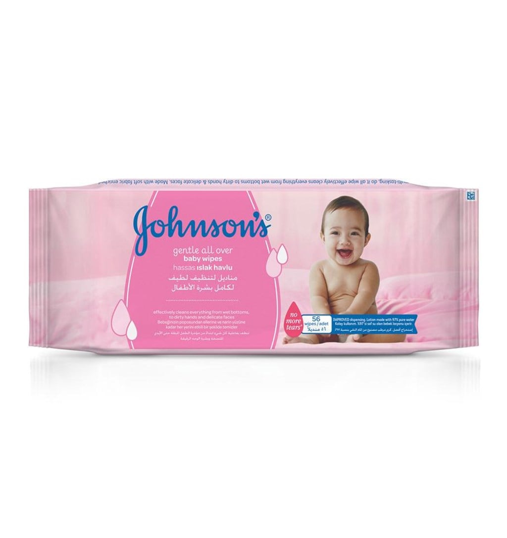 Johnson'S Baby Yenidoğan Bebek Islak Havlu 56 Adet